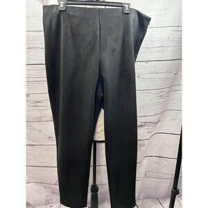 Banana Republic Devon Gray Suede Feeling Skinny‎ Stretch Pants Size 18